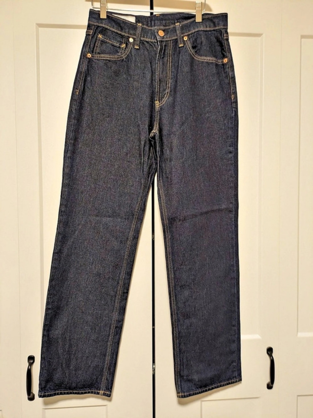 Gap 90s Loose High Rise Straight Leg Jeans Waist 28 Like New